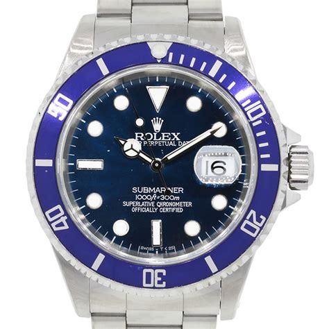 rolex submariner 2008|rolex 16610 blue bezel.